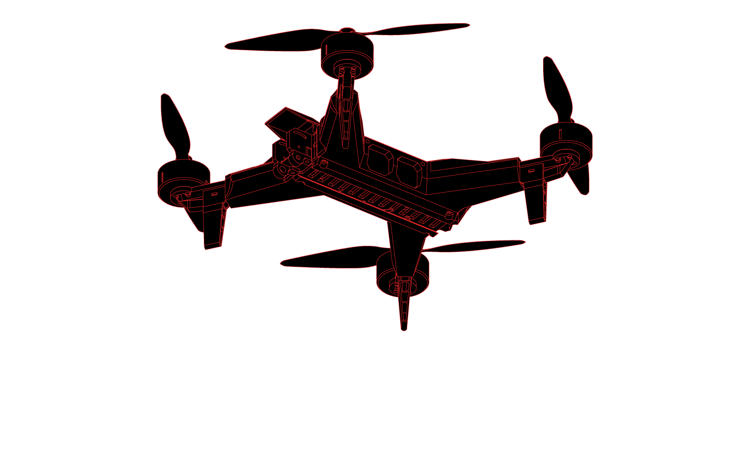 MAQ-C modular multirotor UAS render